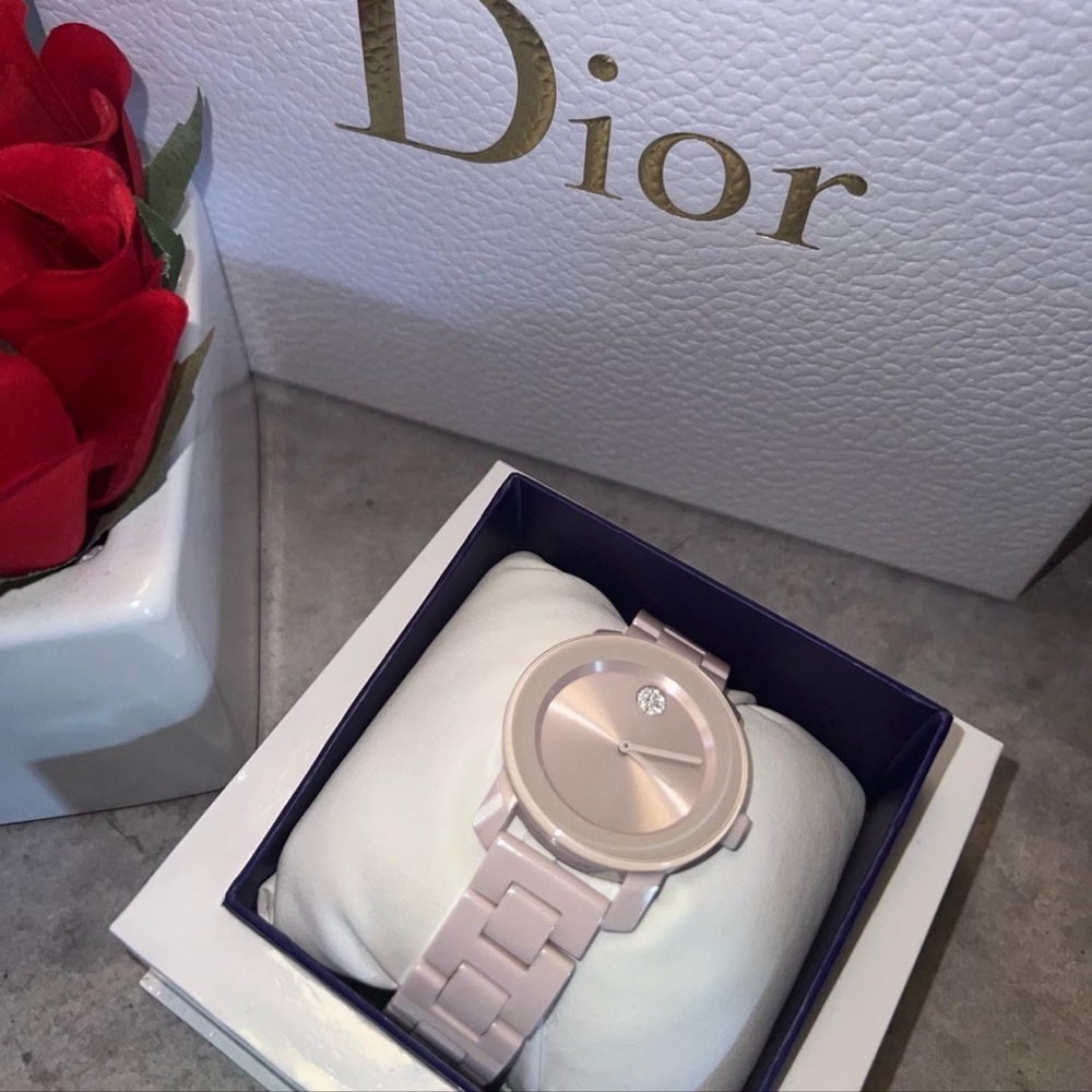 Movado Watch Bold Pink